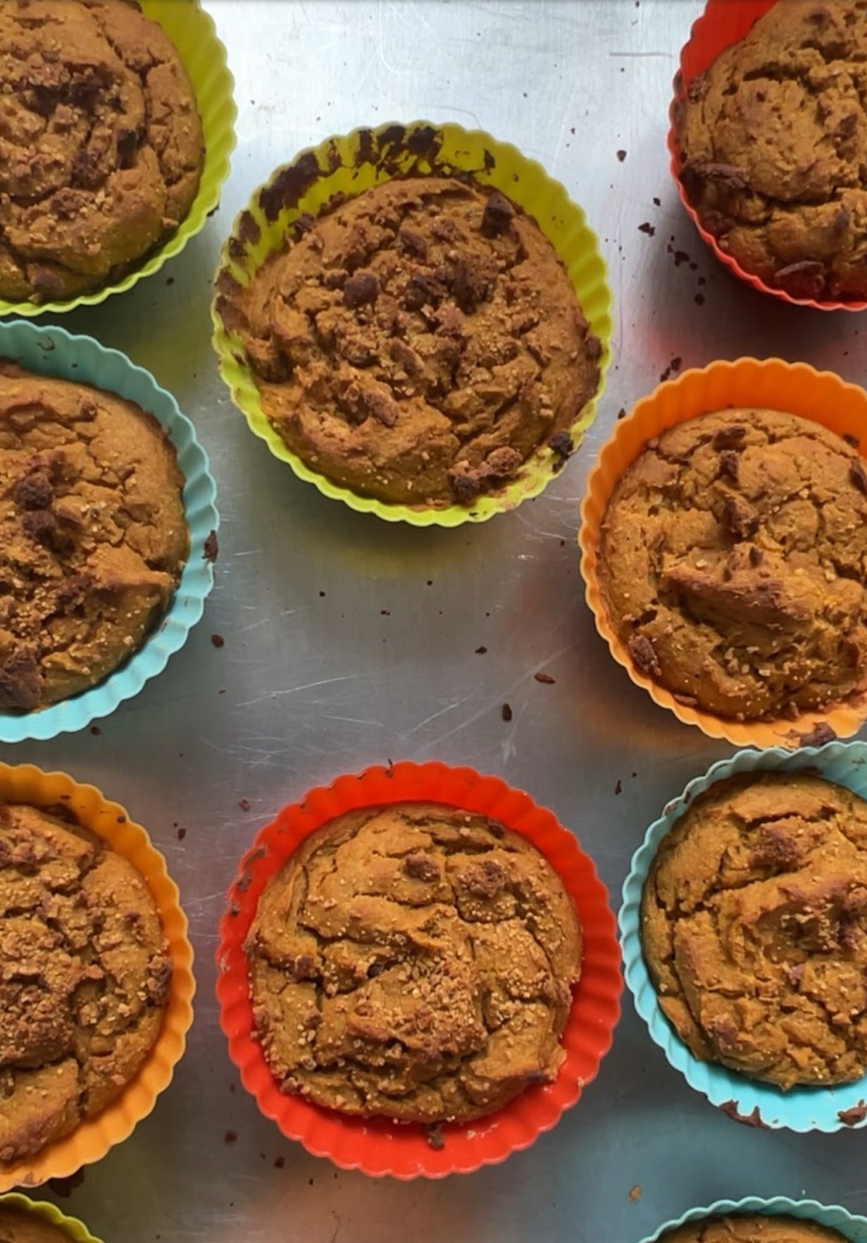 Sweet Potato Pupcakes for Halloween