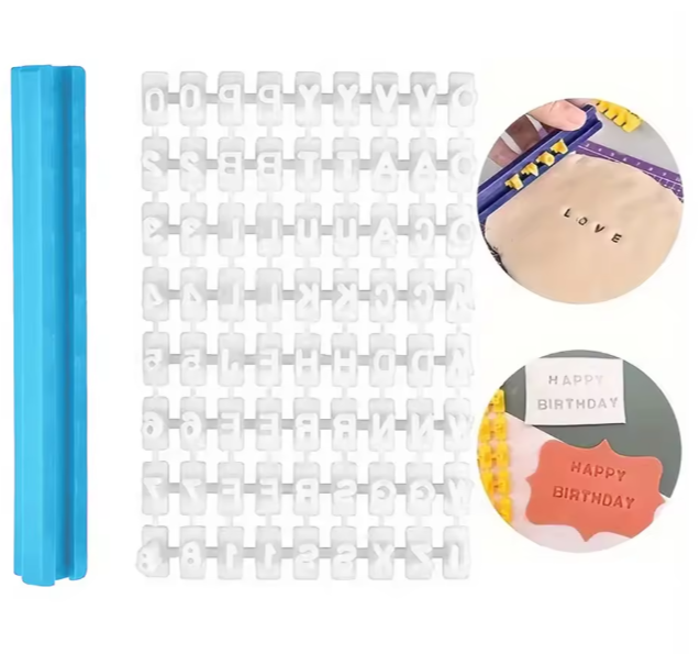 Letter Press Stamp Set